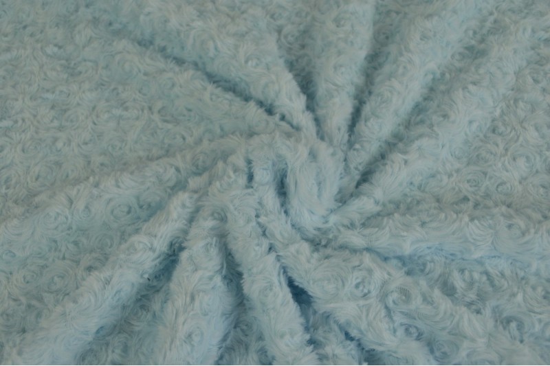 Fur roses 05 baby blauw