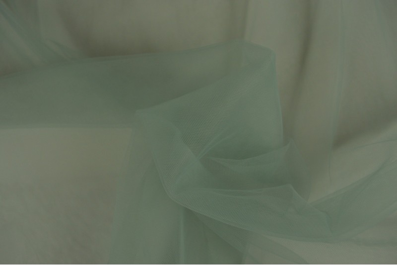 Tule zacht 34 oud groen
