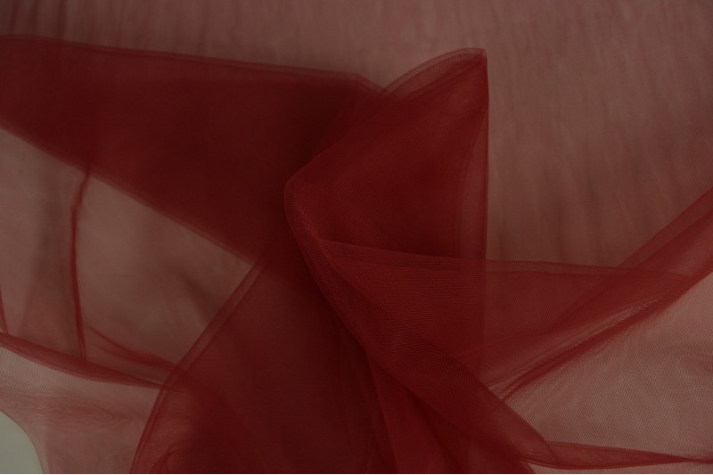 Tule zacht 77 bordeaux