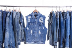 Jeans stretch ongewassen 9 oz