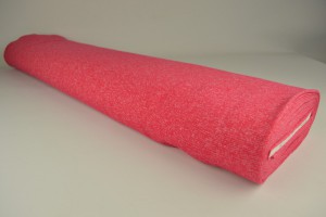 French terry melange 30 roze