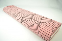 Cotton jersey print - wow 18-37 oud roze