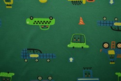 Cotton jersey print - wow 01-32 groen