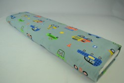Cotton jersey print - wow 01-34 oud groen