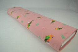 Cotton jersey print - wow 04-37 oud roze