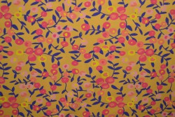 Cotton jersey print - wow 12-47 okergeel