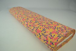 Cotton jersey print - wow 12-47 okergeel