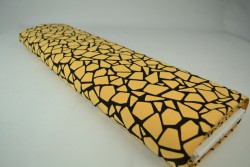 Cotton jersey print - wow 19-47 okergeel