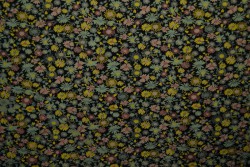 Cotton jersey print - wow 10-03 zwart