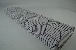 Cotton jersey print - wow 18-25 zilvergrijs