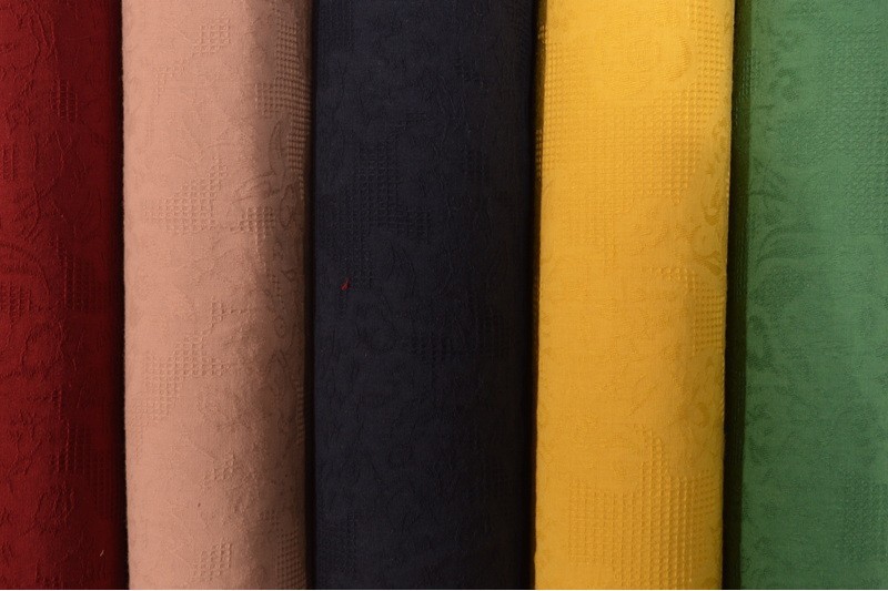 Kleurenkaart katoen jacquard