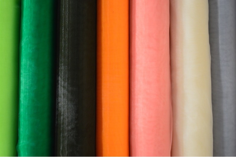 Kleurenkaart organza