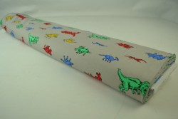 Cotton jersey print - wow 26-01 grijs
