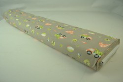 Cotton jersey print - wow 34-01 grijs