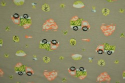 Cotton jersey print - wow 34-01 grijs