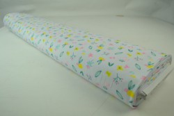 Cotton jersey print - wow 37-01 zilvergrijs