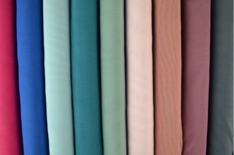 Kleurenkaart lycra-tule