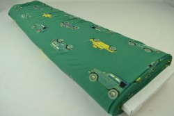 Cotton jersey print - wow 68-32 groen