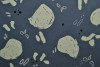Cotton jersey print - wow 67-17 donkergrijs