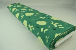 Cotton jersey print - wow 67-32 groen