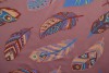 Cotton jersey print - wow 61-38 donker oud roze
