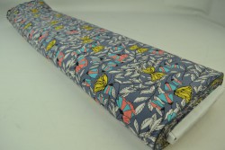 Cotton jersey print - wow 53-17 donkergrijs