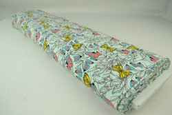 Cotton jersey print - wow 53-41 mint groen