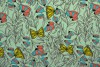 Cotton jersey print - wow 53-41 mint groen