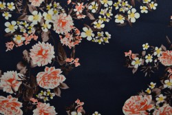 Cotton print 8005-3 navy