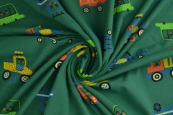 Cotton jersey print - wow 01-32 groen