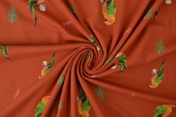 Cotton jersey print - wow 04-42 koper