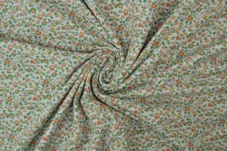 Cotton jersey print - wow 39-01 zilvergrijs