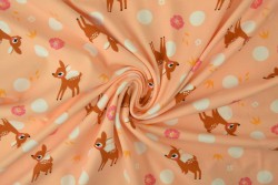 Cotton jersey print - wow 41-01 zalmrose