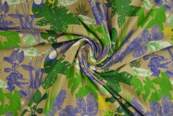 Cotton jersey print - wow 52-39 beige