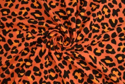 Cotton jersey print - wow 54-42 koper