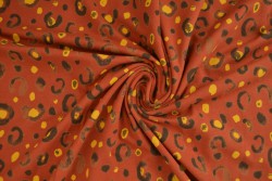 Cotton jersey print - wow 63-42 koper