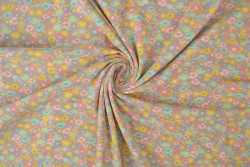 Cotton jersey print - wow 10-37 oud roze