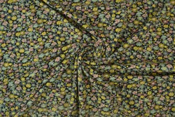 Cotton jersey print - wow 10-03 zwart