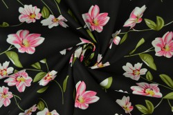 Cotton print 8001-4 black