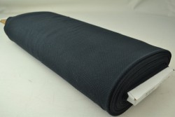 Knitted waffle jersey 03 zwart