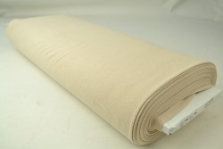 Knitted waffle jersey 04 beige