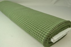 Cotton jersey checks 09 groen