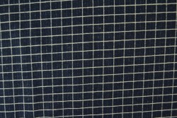 Cotton jersey checks 11 navy