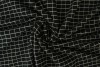 Cotton jersey checks 12 zwart