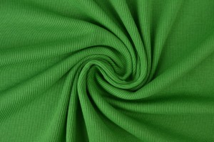 Cotton jersey rib 34 helder groen