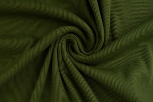 Cotton jersey rib 02 donker mosgreen