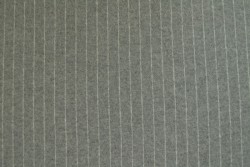 Katoen flanel gebreid - strepen 09 grijs