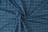 Cotton jersey checks 2cm 01-01 blauw