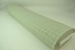 Cotton jersey checks 2cm 01-05 olijfgroen