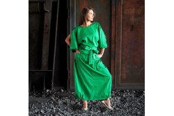 Katoen poplin 11 groen